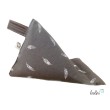 Handysitzsack | FEDERN GRAU aus Baumwolle | Stützkissen für Smartphone und Tablet  - 2
