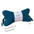Leseknochen MUSSELIN Double Gauze PETROL - personalisierbar mit Stickerei Leolini - 1