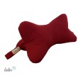 Leseknochen MUSSELIN Double Gauze BORDEAUX - personalisierbar mit Stickerei Leolini - 4