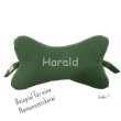 Leseknochen MUSSELIN Double Gauze WALDGRÜN - personalisierbar mit Stickerei Leolini - 3