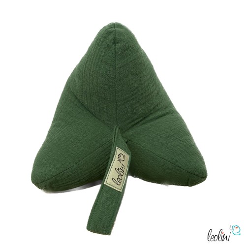 Leseknochen MUSSELIN Double Gauze WALDGRÜN - personalisierbar mit Stickerei Leolini - 2