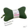 Leseknochen MUSSELIN Double Gauze WALDGRÜN - personalisierbar mit Stickerei Leolini - 1