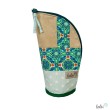 Stehende Stiftetasche Leo | Federpennal Federmäppchen Ornamente grün | personalisierbar mit Namen Leolini - 4
