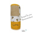 Stehende Stiftetasche Leo | Federpennal Federmäppchen Bienen | personalisierbar mit Namen Leolini - 2