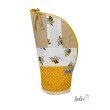 Stehende Stiftetasche Leo | Federpennal Federmäppchen Bienen | personalisierbar mit Namen Leolini - 7