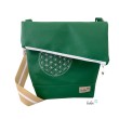 Mini Foldover Tasche Blume des Lebens Stickerei grün Leolini - 1