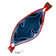 Große Kosmetiktasche | Kulturbeutel mit vielen Fächern CITY MAP | Handarbeit von Leolini  - 5