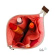 Große Kosmetiktasche | Kulturbeutel mit vielen Fächern GÄNSEBLÜMCHEN | Handarbeit von Leolini  - 4