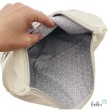 Foldover Tasche mit Pusteblume Stickerei  | mit Außenfach | beige Leolini - 6