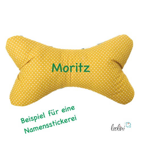 Leseknochen personalisierbar | Nackenkissen SCHILDKRÖTE | handgemacht von Leolini Leolini - 3