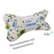 Leseknochen personalisierbar | Nackenkissen CHAMÄLEON | handgemacht von Leolini Leolini - 1