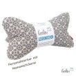 Leseknochen personalisierbar | Nackenkissen GRAUE ORNAMENTE | handgemacht von Leolini Leolini - 1
