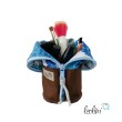 Stehende Stiftetasche Leo | Federpennal Schminktasche HORTENSIEN | Lederimitat Leolini - 3