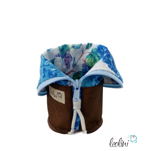 Stehende Stiftetasche Leo | Federpennal Schminktasche HORTENSIEN | Lederimitat Leolini - 6