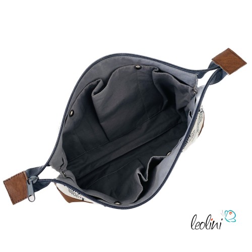 Große Kosmetiktasche | Kulturbeutel mit vielen Fächern LEBENSBAUMN | Handarbeit von Leolini  - 2