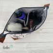Große Kosmetiktasche | Kulturbeutel mit vielen Fächern LEBENSBAUMN | Handarbeit von Leolini  - 4