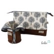Stehende Stiftetasche Leo | Federpennal Schminktasche LEBENSBAUM | Lederimitat Leolini - 12