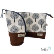 Stehende Stiftetasche Leo | Federpennal Schminktasche LEBENSBAUM | Lederimitat Leolini - 11