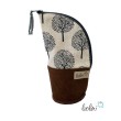 Stehende Stiftetasche Leo | Federpennal Schminktasche LEBENSBAUM | Lederimitat Leolini - 5