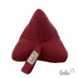 Leseknochen BLUME DES LEBENS Stickerei - MUSSELIN Double Gauze | BORDEAUX Leolini - 3