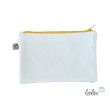 Allzwecktasche Schminktasche Blume des Lebens PERSONALISIERBAR | GELB | Zipptasche Leolini - 4