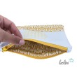 Allzwecktasche Schminktasche Blume des Lebens PERSONALISIERBAR | GELB | Zipptasche Leolini - 3