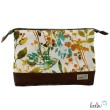 Große Kosmetiktasche | Kulturbeutel mit vielen Fächern WIESE | Handarbeit von Leolini  - 2