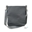 Foldover Tasche mit Blume des Lebens Stickerei mit Pusteblume | Grau | mit Außenfach Leolini - 4