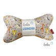 Leseknochen personalisierbar | Nackenkissen TIERPARADE GRAU | handgemacht von Leolini Leolini - 6