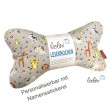 Leseknochen personalisierbar | Nackenkissen TIERPARADE GRAU | handgemacht von Leolini Leolini - 1