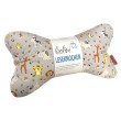 Leseknochen personalisierbar | Nackenkissen TIERPARADE GRAU | handgemacht von Leolini Leolini - 5