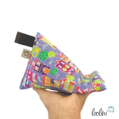 Handysitzsack | CITY aus Baumwolle | Smartphonekissen | Stützkissen für Smartphone und Tablet  - 2