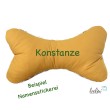 Leseknochen personalisierbar | Nackenkissen MARGARITHEN BLUMEN | handgemacht Leolini - 3