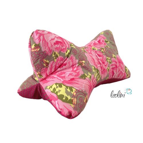 Leseknochen personalisierbar | Nackenkissen ROSEN | handgemacht Leolini - 4