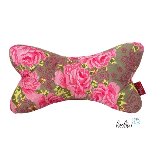 Leseknochen personalisierbar | Nackenkissen ROSEN | handgemacht Leolini - 5