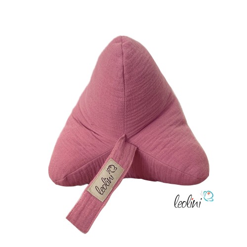 Leseknochen BLUME DES LEBENS Stickerei - MUSSELIN Double Gauze | MAUVE Leolini - 2