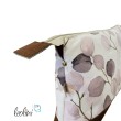 Große Kosmetiktasche | Kulturbeutel mit vielen Fächern EUKALYPTUS LAVENDEL | Handarbeit von Leolini  - 3