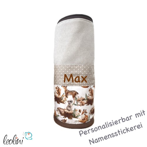 Stehende Stiftetasche Leo | Federpennal Federmäppchen REHE FUCHS HASE | personalisierbar mit Namen Leolini - 4