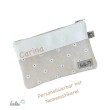 Mäppchen | Allzwecktasche | Schminktasche PERSONALISIERBAR | GÄNSEBLÜMCHEN | Zipptasche Leolini - 2