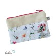 Mäppchen | Allzwecktasche | Schminktasche PERSONALISIERBAR | Blumen und Schmetterlinge | Zipptasche Leolini - 4