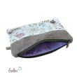 Mäppchen | Allzwecktasche | Schminktasche PERSONALISIERBAR | Blumenwiese | Zipptasche Leolini - 4