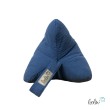 Leseknochen MUSSELIN Double Gauze | JEANSBLAU | personalisierbar mit Stickerei Leolini - 2