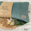 Dinkelkissen | Kissen mit Dinkelspelz DUNKLES MINT | handgefertigt Leolini - 2