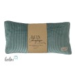 Dinkelkissen | Kissen mit Dinkelspelz DUNKLES MINT | handgefertigt Leolini - 4