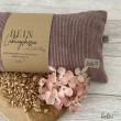 Dinkelkissen | Kissen mit Dinkelspelz LAVENDEL | handgefertigt Leolini - 2