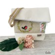 Foldover Tasche mit Vogerl Stickerei in weiß | mit Außenfach Leolini - 3