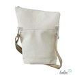 Foldover Tasche mit Vogerl Stickerei in weiß | mit Außenfach Leolini - 5