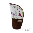 Stehende Stiftetasche Leo | Federpennal Schminktasche WIESENBLUMEN | Lederimitat Leolini - 4