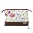 Große Kosmetiktasche | Kulturbeutel mit vielen Fächern WIESENBLUMEN | Handarbeit von Leolini Leolini - 5