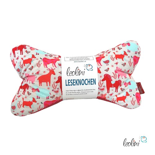Leseknochen personalisierbar PONY | Nackenkissen | handgemacht Leolini - 6